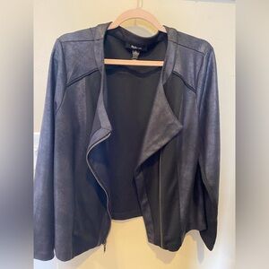 Style & Co black sweater/ jacket. Size L